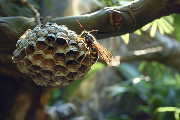 Peut-on laisser un nid de guêpes dans son jardin ?