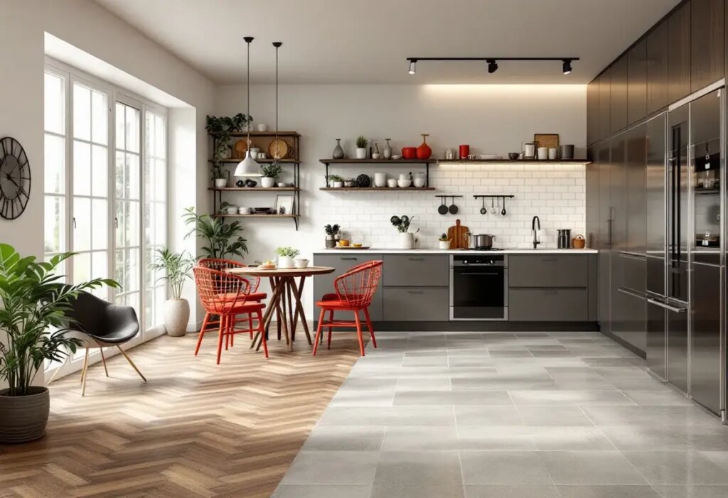 Parquet ou carrelage dans la cuisine : lequel choisir