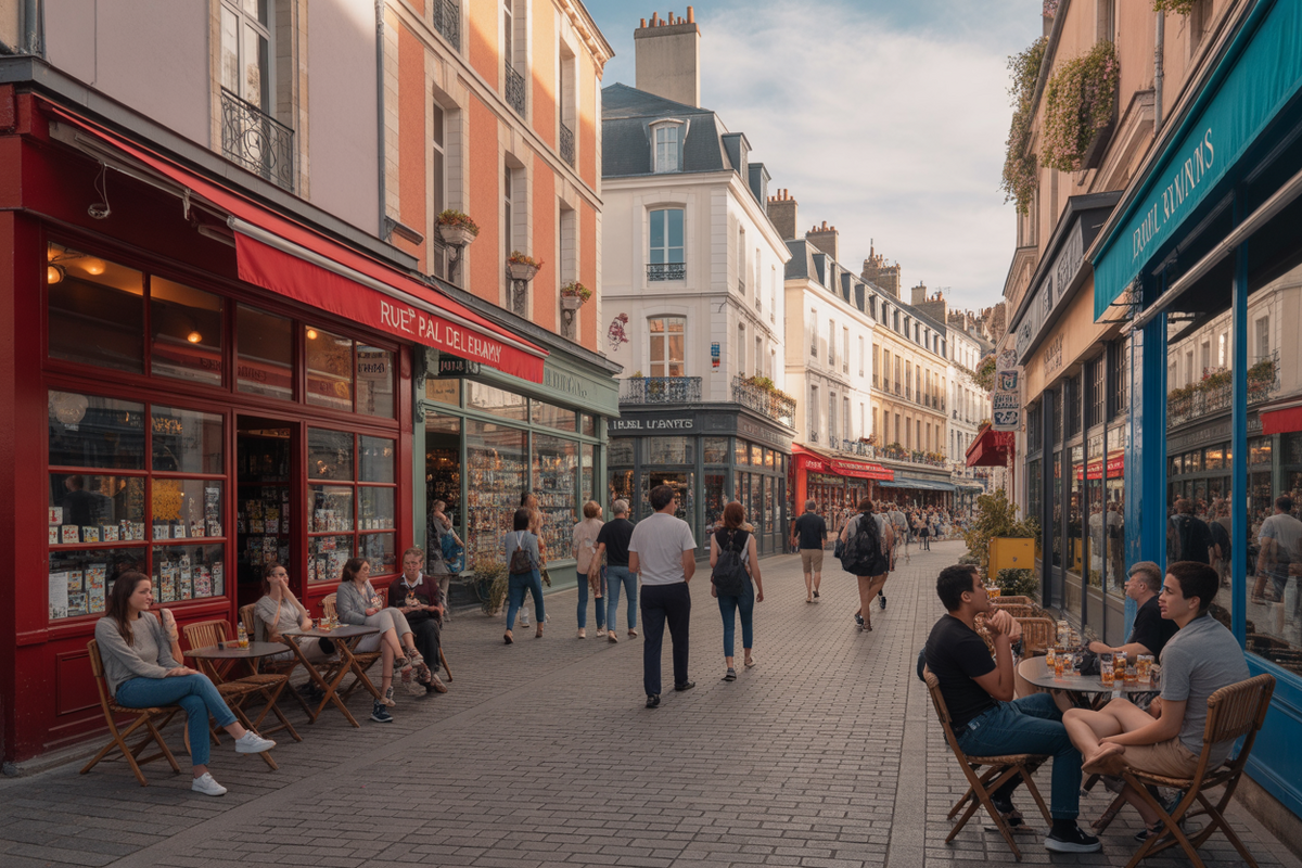 Exploration de la rue Paul Bellamy à Nantes